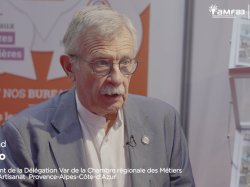 Salon des Maires du Var : Entretien avec Roland Rolfo président de la Chambre des métiers et de l'artisanat du Var