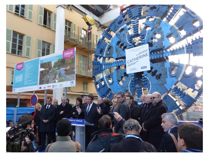 Le tunnelier du tramway a