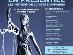 Table ronde AFJE/ANEJA : "Les métiers de Juriste d'Affaires" le 1er décembre