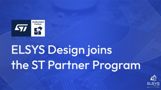 ELSYS Design rejoint l'écosystème partenaire de STMicroelectronics