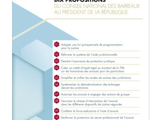  Le CNB remet ses 10 propositions à l'Elysée et à Matignon pour la profession d'avocat