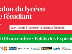 Salon du lycéen et de l'étudiant : rendez-vous samedi 18 novembre à Nice