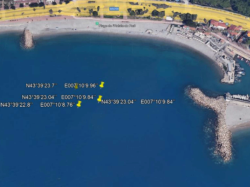 La DDTM 06 procède au nettoyage des fonds marins suite au démantèlement de la ferme aquacole Loulou bas I à Cagnes-sur-Mer