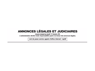  ?? Alerte info ?? : la publication légale des Mutations de fonds de commerce dans un Journal d'Annonces Légales rétablie