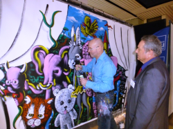 Foire de Nice : l'artiste Patrick MOYA en performance !