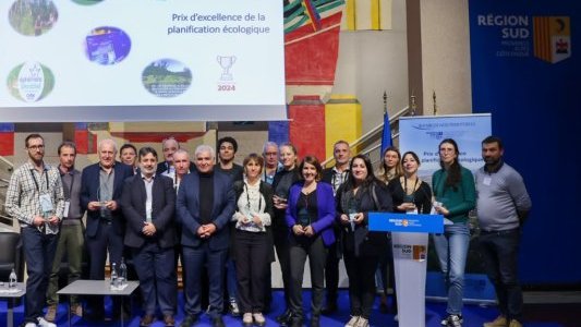 Prix d'excellence de la planification écologique de la Région Sud - Qualisteo parmi les 6 lauréats récompensés