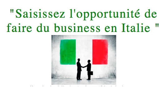 Avec DCF06, saisissez l'opportunité de faire du business en Italie !