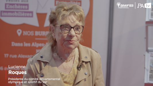 Salon des Maires du Var : Entretien avec Lucienne Roques, présidente du Comité départemental et sportif du Var