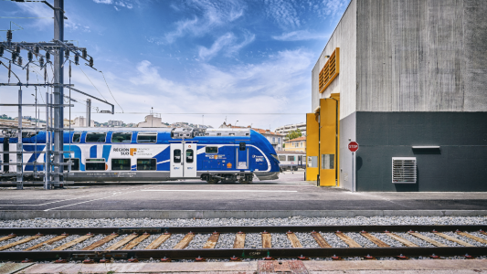 Découverte à Nice du nouveau site de maintenance des trains