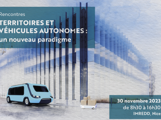 Rencontres IMREDD : « Territoires et Véhicules Autonomes : un nouveau paradigme »