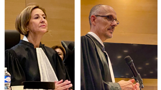 Tribunal de Grasse : Installation solennelle de la présidente Françoise Decottignies et du procureur Éric Camous