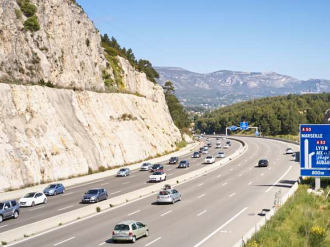 Fermeture de l'A50 en direction de Marseille