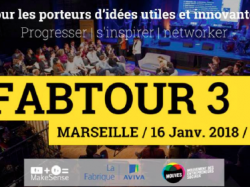 Première escale du #FabTour 2018 à Marseille le 16 janvier