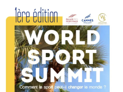 À la veille des JO, Cannes accueille la 1ère édition du World Sport Summit 