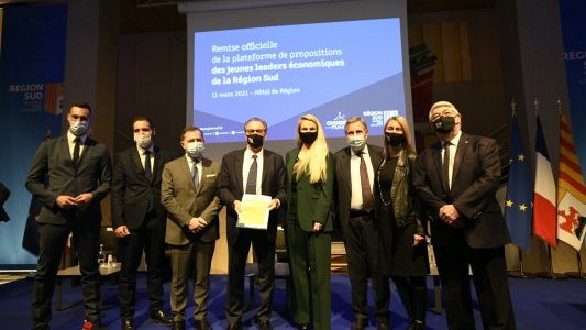 Région Sud et Institut Choiseul - Remise des propositions des jeunes leaders économiques au Président de Région 