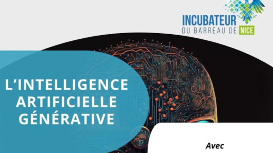 L'Incubateur du Barreau de Nice organise une formation sur l'IA générative le 12 décembre