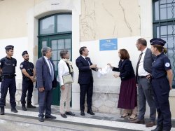Nouveaux locaux pour la police aux Frontières des Alpes-Maritimes à la gare de Menton Garavan 