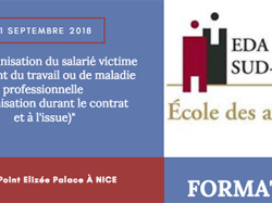 Formation EDA Sud Est : L'indemnisation du salarié victime d'accident du travail ou de maladie professionnelle