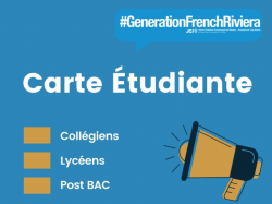 #GenerationFrenchRiviera, la carte étudiante 2020/2021 de la JCE Menton à double effet !