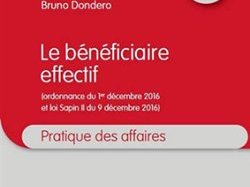 LIVRE - « Le bénéficiaire effectif » d'Alain Couret et Bruno Dondero