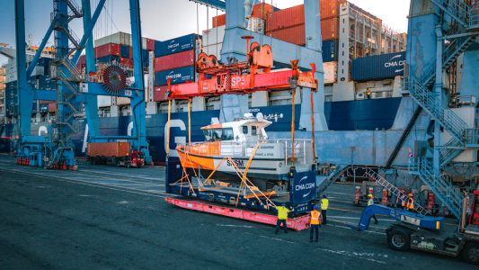  Grâce à CMA CGM, une nouvelle vedette de sauvetage de la SNSM en Guadeloupe