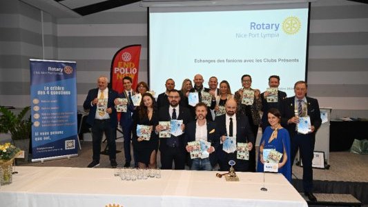 Remise de charte officielle : Bienvenue au Rotary Club Nice Port Lympia ! 