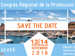  6ème Congrès Régional des Professionnels du Chiffre, de l'Audit et du Conseil PACA : 13 et 14 novembre 2018