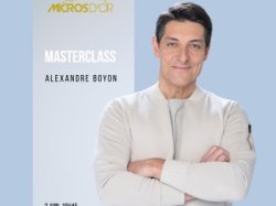 Le journaliste Alexandre Boyon en masterclass à Mandelieu pour les Micros d'Or 