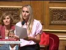 Fin de session parlementaire : Alexandra Borchio Fontimp multiplie les interventions en faveur des collectivités