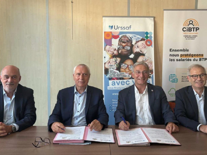 Signature d'une conventio