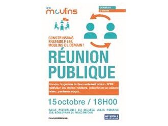 Réunion publique sur le Nouveau Programme de Renouvellement Urbain (NPRU) du quartier des Moulins à Nice