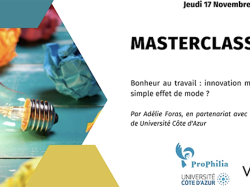 Masterclass : "Bonheur au travail : innovation managériale ou simple effet de mode ?"