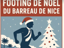 Les avocats du Barreau de Nice invités à troquer la robe pour les baskets le temps d'un Footing de Noël
