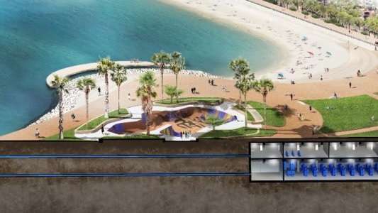 Cannes lance la construction de sa centrale d'énergie marine sous la Roseraie