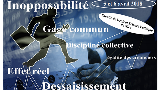 Table ronde et Colloque du CRAJEFE : "Les grands concepts du droit des entreprises en difficulté" les 5 et 6 avril 