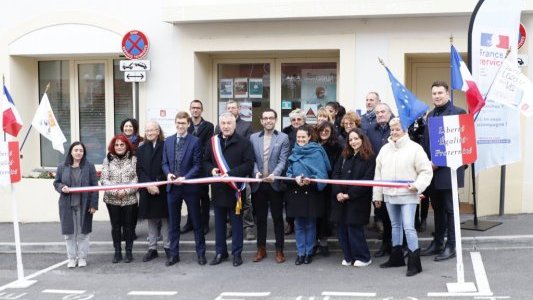 La mairie annexe de Saint-Laurent-du-Var rue de l'Ancien Pont a été inaugurée 