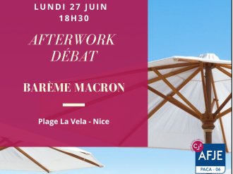 Afterwork AFJE 06 : "Le barème Macron" avec Me Koulmann