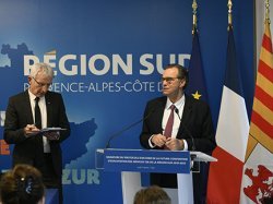 Renaud MUSELIER et Guillaume PEPY signent un protocole d'accord pour un service de transport ferroviaire régional de qualité