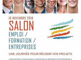 Salon pour l'Emploi, la Formation et les Entreprises le 10 novembre à Mandelieu-La Napoule
