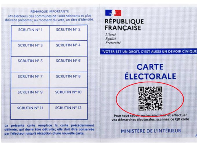 Carte électorale : du (…)