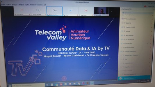  Webinaire Telecom Valley : comment utiliser l'IA pour identifier les facteurs qui influent sur la propagation d'un virus ? 