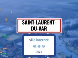 Saint-Laurent-du-Var décroche son label "Ville Internet @@@"