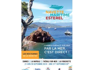 Navette Maritime Esterel entre Cannes et Théoule-sur-Mer : embarquement dès demain !