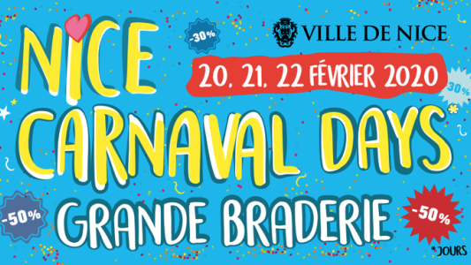 Carnaval Days : le retour de la grande braderie dans les commerces niçois du 20 au 22 février