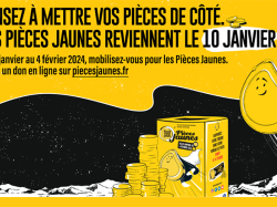 L'opération Pièces Jaunes 2024 est lancée : récupérez votre tirelire dans vos bureaux de Poste