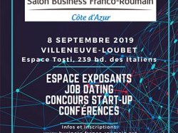 Premier Salon Business Franco-Roumain de la Côte d'Azur du 6 au 8 septembre 2019