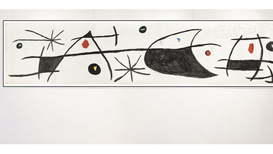 Trois œuvres inédites de Joan Miró mises aux enchères à Antibes