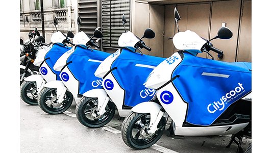 Cityscoot, spécialiste de la location partagée de scooters électriques, arrive à Nice ! 