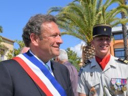 Dans le Var, le capitaine Nicolas F., nouveau commandant de la BCT7