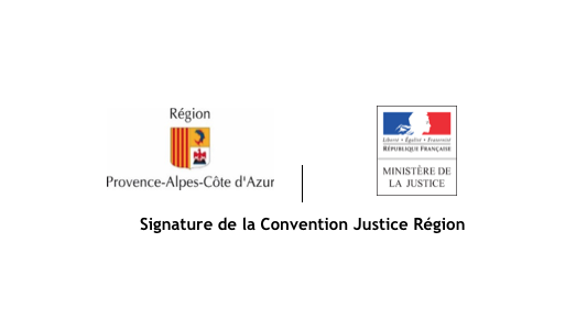 Signature de la Convention Justice Région le 6 novembre